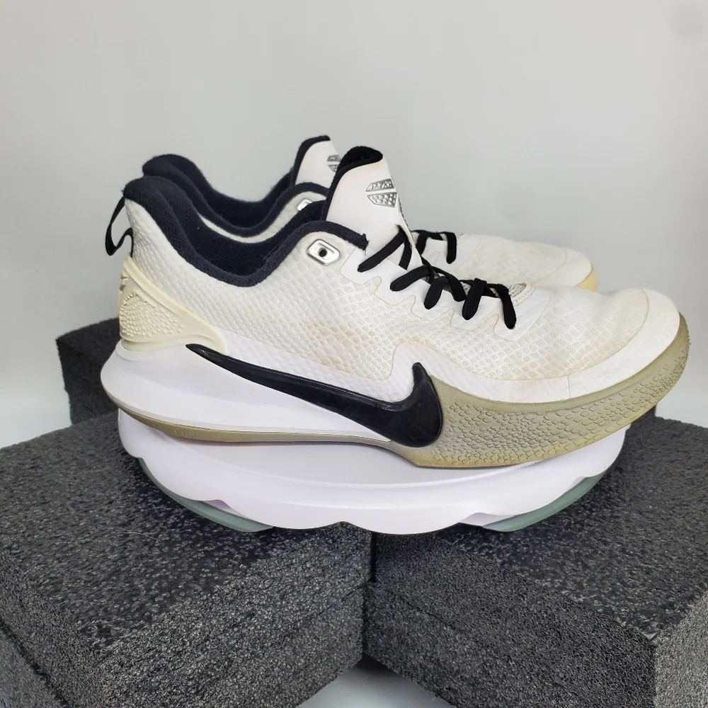 Nike Mamba Focus TB AT1214-100 Men's US 9 White Kobe Bryant Basketball Shoes